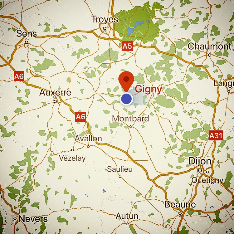 map gigny